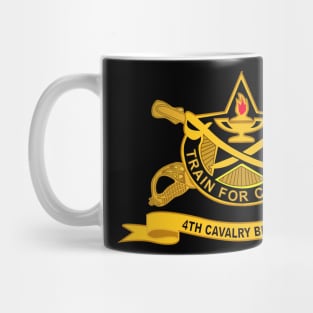 4th Cavalry Brigade w Br - Ribbon Mug